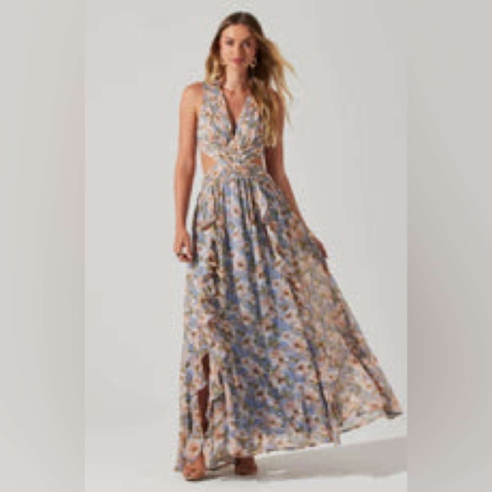ASTR the Label Noya Floral Maxi Dress